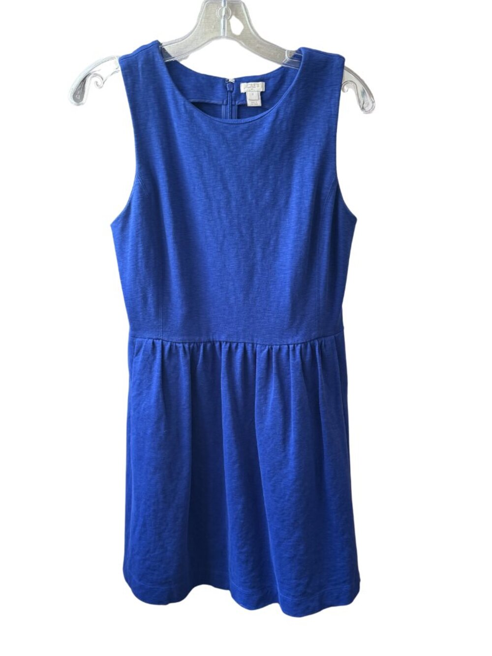 J Crew Dress Sleeveless Fit & Flare Cotton Stretch Classic Sx S